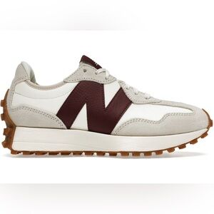 EUC New Balance 327 Moonbeam Classic Burgundy